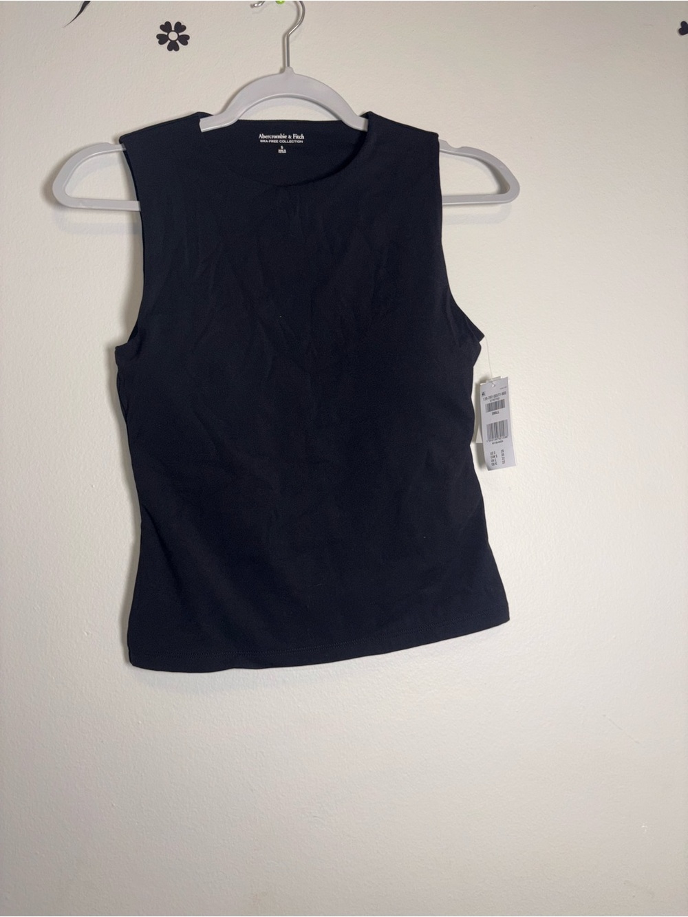 Abercrombiew & Fitch Black Ribbed Sleeveless Tank